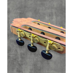 Clavijero de precision Aparicio B&C modelo Murcia Bronce con Palomilla Ebano y Poste Negro