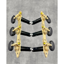 Clavijero de precision Aparicio B&C modelo Murcia Bronce con Palomilla Ebano y Poste Negro