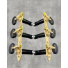Clavijero de precision Aparicio B&C modelo Murcia Bronce con Palomilla Ebano y Poste Negro