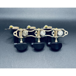 Clavijero de precision Aparicio B&C modelo Madrid Bronce con Palomilla Ebano y Poste Negro