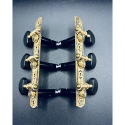 Clavijero de precision Aparicio B&C modelo Granada Bronce Palomilla Ebano Poste Negro