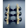 Clavijero de precision Aparicio B&C modelo Granada Bronce Palomilla Ebano Poste Negro