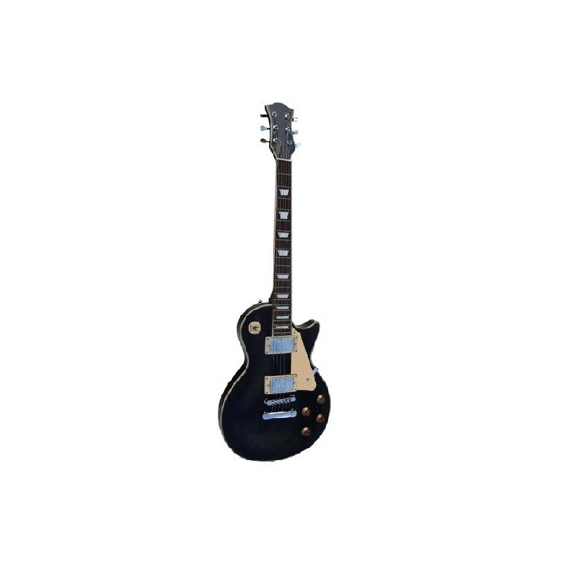 C350.237BK  Guitarra Electrica Tipo Les Paul Flat Top Negra