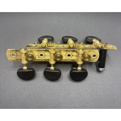 Clavijero de precision Aparicio B&C modelo Granada Bronce Palomilla Ebano Poste Negro