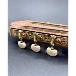 Clavijero de precision Aparicio B&C modelo Granada Bronce Palomilla Marfil Poste Dorado