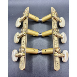 Clavijero de precision Aparicio B&C modelo Granada Bronce Palomilla Marfil Poste Dorado