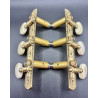 Clavijero de precision Aparicio B&C modelo Granada Bronce Palomilla Marfil Poste Dorado