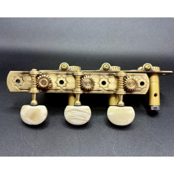 Clavijero de precision Aparicio B&C modelo Granada Bronce Palomilla Marfil Poste Dorado