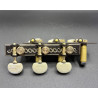 Clavijero de precision Aparicio B&C modelo Sevilla Oxido con Palomilla Marfil y Poste Dorado