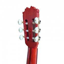 Antonio de Toledo ATF-16BR – Guitarra Flamenca Blanca de Cipres Teñido de Rojo