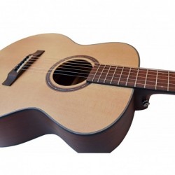 Outlet A58 - Egmond Guitarra Acustica AV-51 Tapa Maciza con Golpe en la Tapa A1