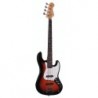 C312.302SB Bajo Electrico Egmond tipo Jazz Bass Sunburst con pastillas coreanas