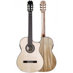 Jose Rincon MF3 CE Estrecha tipo NAC Guitarra Flamenca de Cipres y Tapa Maciza CutAway y Previo Double MD100