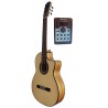 Jose Rincon MF3 CE Estrecha tipo NAC Guitarra Flamenca de Cipres y Tapa Maciza CutAway y Previo Double MD100