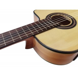 Jose Rincon MF3 CE Estrecha tipo NAC Guitarra Flamenca de Cipres y Tapa Maciza CutAway y Previo Double MD100