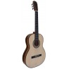 Outlet A14 - Antonio De Toledo Modelo ATF-17EB CUT con Cutaway Guitarra Flamenca de Ebano Blanco con Double Os1 Con Golpecito Ab