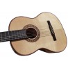 Outlet A14 - Antonio De Toledo Modelo ATF-17EB CUT con Cutaway Guitarra Flamenca de Ebano Blanco con Double Os1 Con Golpecito Ab
