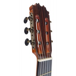 Outlet A14 - Antonio De Toledo Modelo ATF-17EB CUT con Cutaway Guitarra Flamenca de Ebano Blanco con Double Os1 Con Golpecito Ab