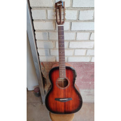 Outlet A68 - Egmond Guitarra Acustica Toda Maciza PM26S FE con Puente Arreglado y Marcas De Uso