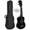 C380.050BK   Ukelele Soprano con Funda LANAI Color Negro Brillo