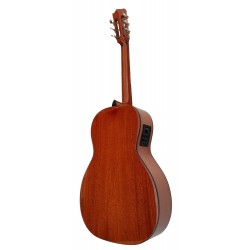 Outlet A68 - Egmond Guitarra Acustica Toda Maciza PM26S FE con Puente Arreglado y Marcas De Uso