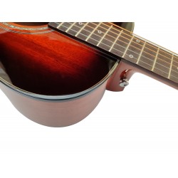 Outlet A68 - Egmond Guitarra Acustica Toda Maciza PM26S FE con Puente Arreglado y Marcas De Uso