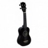 C380.050BK   Ukelele Soprano con Funda LANAI Color Negro Brillo
