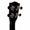 C380.050BK   Ukelele Soprano con Funda LANAI Color Negro Brillo