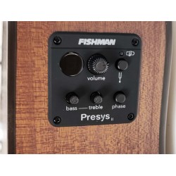 Outlet A74 - Egmond AV-53CE – Guitarra Electroacústica Mini Jumbo con Cutaway, Tapa Maciza de Abeto y Previo Fishman Presys II c