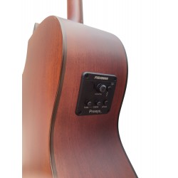 Outlet A74 - Egmond AV-53CE – Guitarra Electroacústica Mini Jumbo con Cutaway, Tapa Maciza de Abeto y Previo Fishman Presys II c