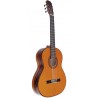 Outlet A76 - Antonio de Toledo ATF-17EBR – Guitarra Flamenca de Ebano Blanco Teñido de Rojo con Golpe De Una Cuerda Debajo De Pu