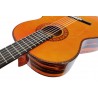 Outlet A76 - Antonio de Toledo ATF-17EBR – Guitarra Flamenca de Ebano Blanco Teñido de Rojo con Golpe De Una Cuerda Debajo De Pu