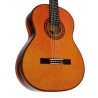 Outlet A76 - Antonio de Toledo ATF-17EBR – Guitarra Flamenca de Ebano Blanco Teñido de Rojo con Golpe De Una Cuerda Debajo De Pu