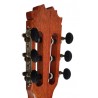 Outlet A76 - Antonio de Toledo ATF-17EBR – Guitarra Flamenca de Ebano Blanco Teñido de Rojo con Golpe De Una Cuerda Debajo De Pu