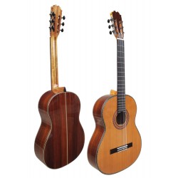 Outlet A82 - Antonio De Toledo AT-15C – Guitarra Clasica con Tapa Maciza de Cedro y Fondo y Aros de Palosanto con Con AlgúN Sign