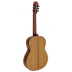 Outlet A83 - Jose Rincon MF17 Guitarra Flamenca de Toda Maciza de Cipres (Nueva MFG-CS) con Con Poros en la Parte De Atras