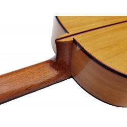Outlet A83 - Jose Rincon MF17 Guitarra Flamenca de Toda Maciza de Cipres (Nueva MFG-CS) con Con Poros en la Parte De Atras