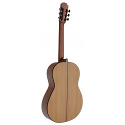 Outlet A83 - Jose Rincon MF17 Guitarra Flamenca de Toda Maciza de Cipres (Nueva MFG-CS) con Con Poros en la Parte De Atras