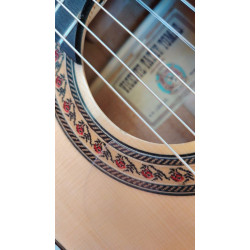 Outlet A84 - C320.590 Guitarra Flamenca Vicente Tatay con Defecto PequeñO en la Boca De la Guitarra - Fondo de Sicomoro con Tapa