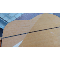 Outlet A85 - Antonio De Toledo Mod. Y-7 de Cipres Guitarra Flamenca Toda Maciza con Raja Reparada en la Parte De Atras