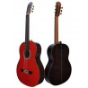 Outlet A86 - Jose Rincon MR5 Guitarra Flamenca Roja de Tapa Maciza y fondo y aros de Palosanto con Picotazo en el Mango (Parte D