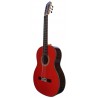 Outlet A86 - Jose Rincon MR5 Guitarra Flamenca Roja de Tapa Maciza y fondo y aros de Palosanto con Picotazo en el Mango (Parte D