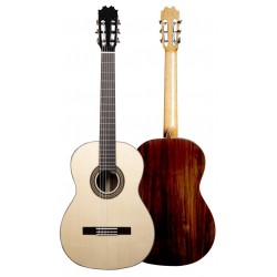 Outlet A87 - Jose Rincon MM6 Guitarra Clasica de Palosanto y Tapa Maciza (Nueva ES-06S y MCG-58S) con Defecto Binding AtráS, Se 