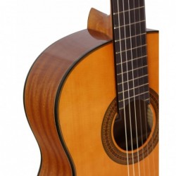 Outlet A94 - C320.203-3/4 Guitarra Clasica Vicente Tatay con Reparada la Pala - Fondo de Sapeli con Tapa de Abeto - Acabado Bril