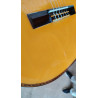 Outlet A99 - Antonio de Toledo ATF-17B – Guitarra Flamenca Blanca de Cipres en Brillo y Color Natural con Tapa Amarilla Con Manc