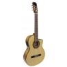 Outlet B02 - Vicente Tatay C320.580CE – Guitarra Flamenca Amplificada con Cutaway, Previo Joyo, Alma Ajustable y Golpeador con D