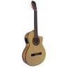 Outlet B02 - Vicente Tatay C320.580CE – Guitarra Flamenca Amplificada con Cutaway, Previo Joyo, Alma Ajustable y Golpeador con D