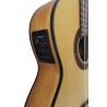 Outlet B02 - Vicente Tatay C320.580CE – Guitarra Flamenca Amplificada con Cutaway, Previo Joyo, Alma Ajustable y Golpeador con D