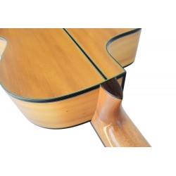 Outlet B02 - Vicente Tatay C320.580CE – Guitarra Flamenca Amplificada con Cutaway, Previo Joyo, Alma Ajustable y Golpeador con D