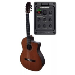 Outlet B03 - Antonio De Toledo Modelo E15 Cedro CEQ Fishman Con Cutaway AT-15CE Cut con Puente Reparado y Alguna Marca De Uso